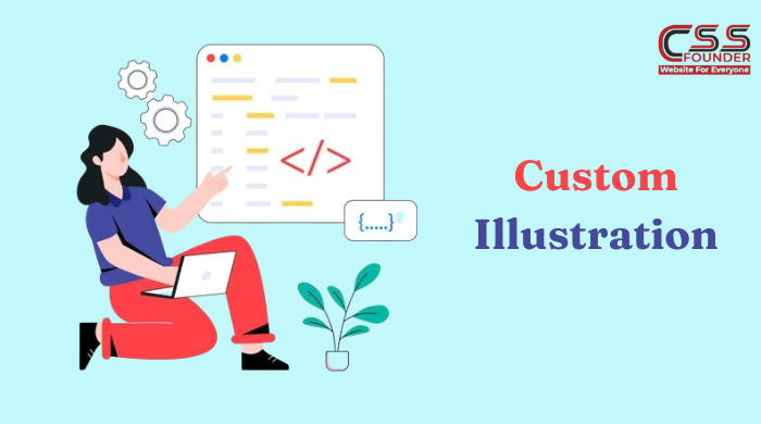 Elevate your website design with custom illustrations in 2024.