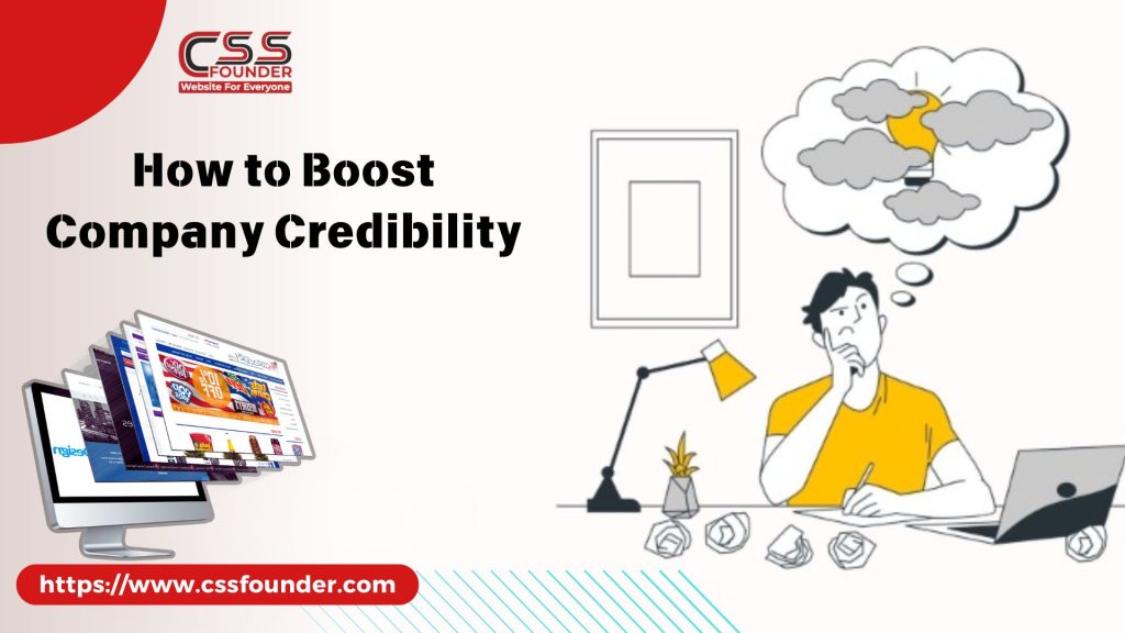 boost company credibility